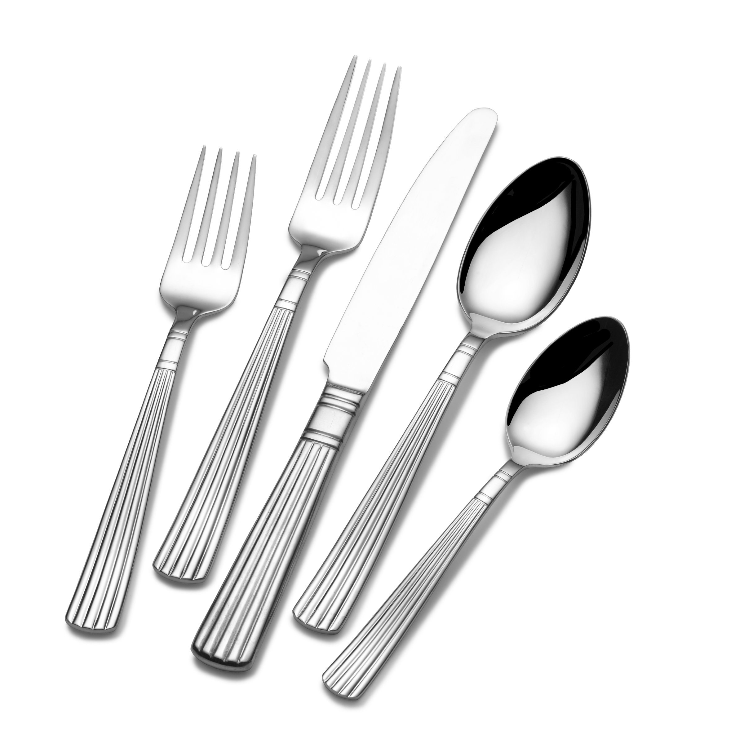 Amazon.com | Wallace 5092479 Antique Baroque 5-Piece Stainless